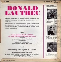 [Pochette de Un jour, un jour (Donald LAUTREC) - verso]