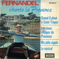 [Pochette de Quand il pleut  Saint-Tropez (FERNANDEL)]