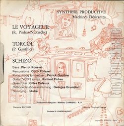 [Pochette de Le voyageur (SCHIZO) - verso]