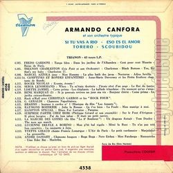 [Pochette de Si tu vas  Rio (Armand CANFORA) - verso]