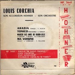 [Pochette de Arabia (Louis CORCHIA) - verso]