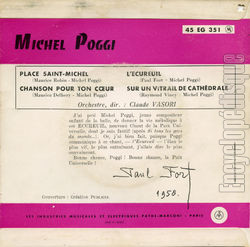 [Pochette de Place Saint-michel (Michel POGGI) - verso]