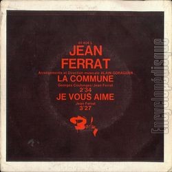 [Pochette de La Commune (Jean FERRAT)]