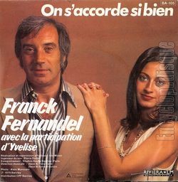 [Pochette de Si on se tendait la main (Franck FERNANDEL) - verso]