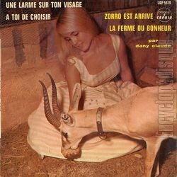 [Pochette de Une larme sur ton visage (Dany CLAUDE)]