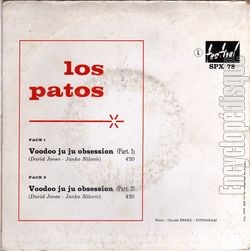 [Pochette de Voodoo ju ju obsession (Los PATOS) - verso]