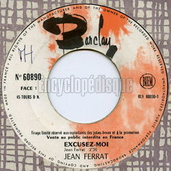 [Pochette de Excusez-moi (Jean FERRAT)]