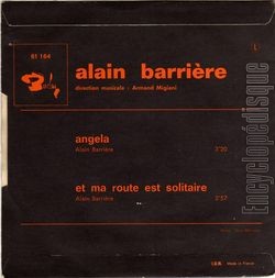 [Pochette de Angela (Alain BARRIRE) - verso]