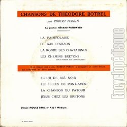 [Pochette de Chansons de Thodore Botrel (2) (Robert PERRIN) - verso]