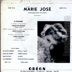 [Pochette de El piconero (MARIE-JOS) - verso]