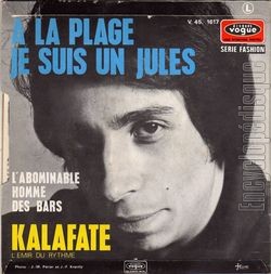 [Pochette de  la plage, je suis un Jules (Hadi KALAFATE) - verso]