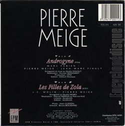 [Pochette de Androgyne (Pierre MEIGE) - verso]