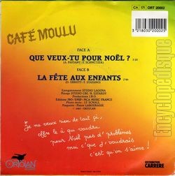 [Pochette de Que veux-tu pour Nol ? (CAF MOULU) - verso]