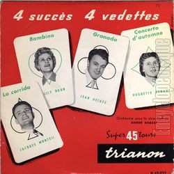 [Pochette de 4 succs, 4 vedettes (COMPILATION)]