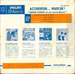 [Pochette de Accordon… …marche ! (Henri CONE) - verso]