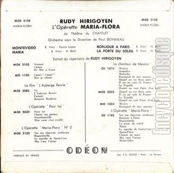 [Pochette de Dans l’oprette "Maria-Flora" (vol.2) (Rudy HIRIGOYEN) - verso]