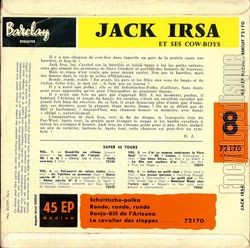 [Pochette de Schottische-polka (Jack IRSA) - verso]