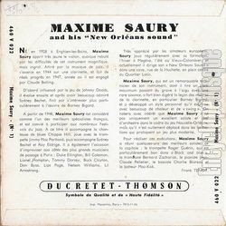 [Pochette de Apex blues (Maxime SAURY) - verso]