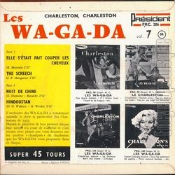 [Pochette de Charleston n7 (Les WA-GA-DA) - verso]