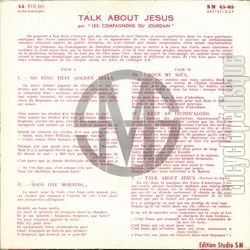 [Pochette de Talk about Jesus (Les COMPAGNONS DU JOURDAIN) - verso]