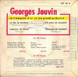 [Pochette de Le vol du bourdon (Georges JOUVIN) - verso]