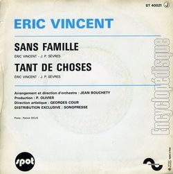 [Pochette de Sans famille (ric VINCENT) - verso]