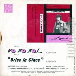 [Pochette de Brise la glace (Donald CONTRASTE) - verso]