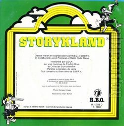 [Pochette de Leila chante le Storykland (LEILA) - verso]