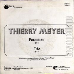 [Pochette de Paradoxe (Thierry MEYER) - verso]