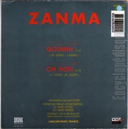 [Pochette de Goumin (ZANMA) - verso]