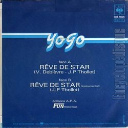 [Pochette de Rve de star (YOGO) - verso]