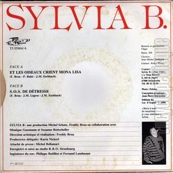 [Pochette de Et les oiseaux crient Mona Lisa (Sylvia B.) - verso]