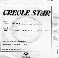 [Pochette de Funky Dance (CREOLE STAR) - verso]