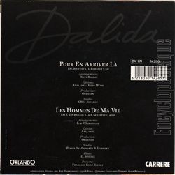 [Pochette de Pour en arriver l (DALIDA) - verso]