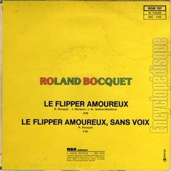 [Pochette de Le flipper amoureux (Roland BOCQUET) - verso]