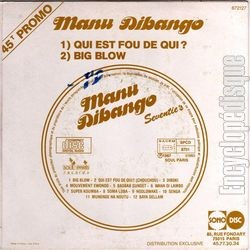 [Pochette de Qui est fou de qui ? (Manu DIBANGO) - verso]