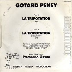 [Pochette de La tripotation (GOTARD PENEY) - verso]