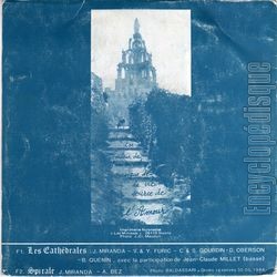 [Pochette de Les cathdrales (ESQUISSE) - verso]