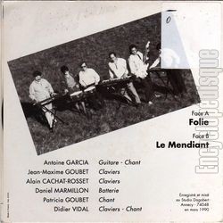 [Pochette de Folie (VOLUTION (2)) - verso]