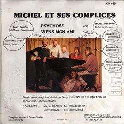 [Pochette de Psychose (Michel DANSIS) - verso]