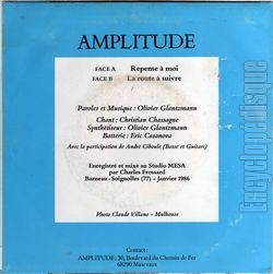 [Pochette de Repense  moi (AMPLITUDE) - verso]