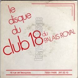 [Pochette de La discosympatonique (CLUB 18 DU PALAIS-ROYAL)]