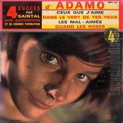 [Pochette de 4 succs d’Adamo (Oscar SAINTAL)]