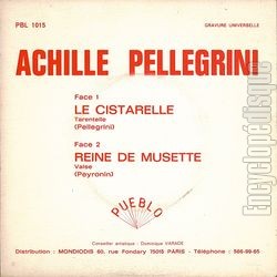 [Pochette de Le cistarelle (Achille PELLEGRINI)]