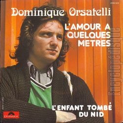 [Pochette de L’amour  quelques mtres (Dominique ORSATELLI)]