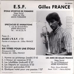 [Pochette de Allez l’E.S.F. (toile Sportive de Formerie) (Gilles FRANCE) - verso]