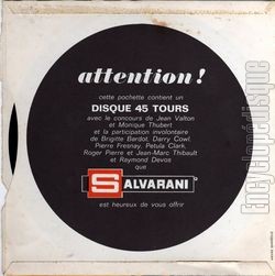 [Pochette de Salvarani (PUBLICIT) - verso]