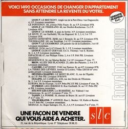 [Pochette de SLC, Blandine ferrachat va de dcouvertes en dcouvertes (PUBLICIT) - verso]