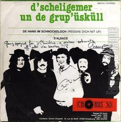 [Pochette de Reggae alsacien (SCHELIGEMER) - verso]