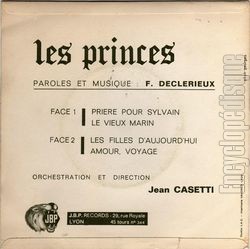 [Pochette de Prire pour Sylvain (Les PRINCES) - verso]